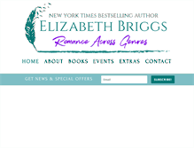 Tablet Screenshot of elizabethbriggs.net